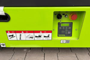 Widok panelu sterującego podnośnika